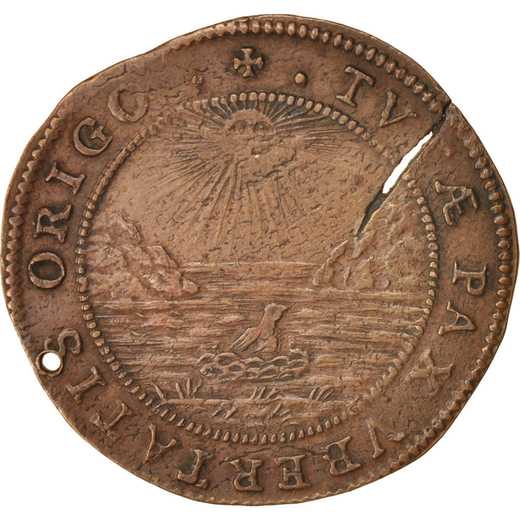 Spanish Netherlands, Token, Philippe IV, Anvers, Peace celebration, 1661