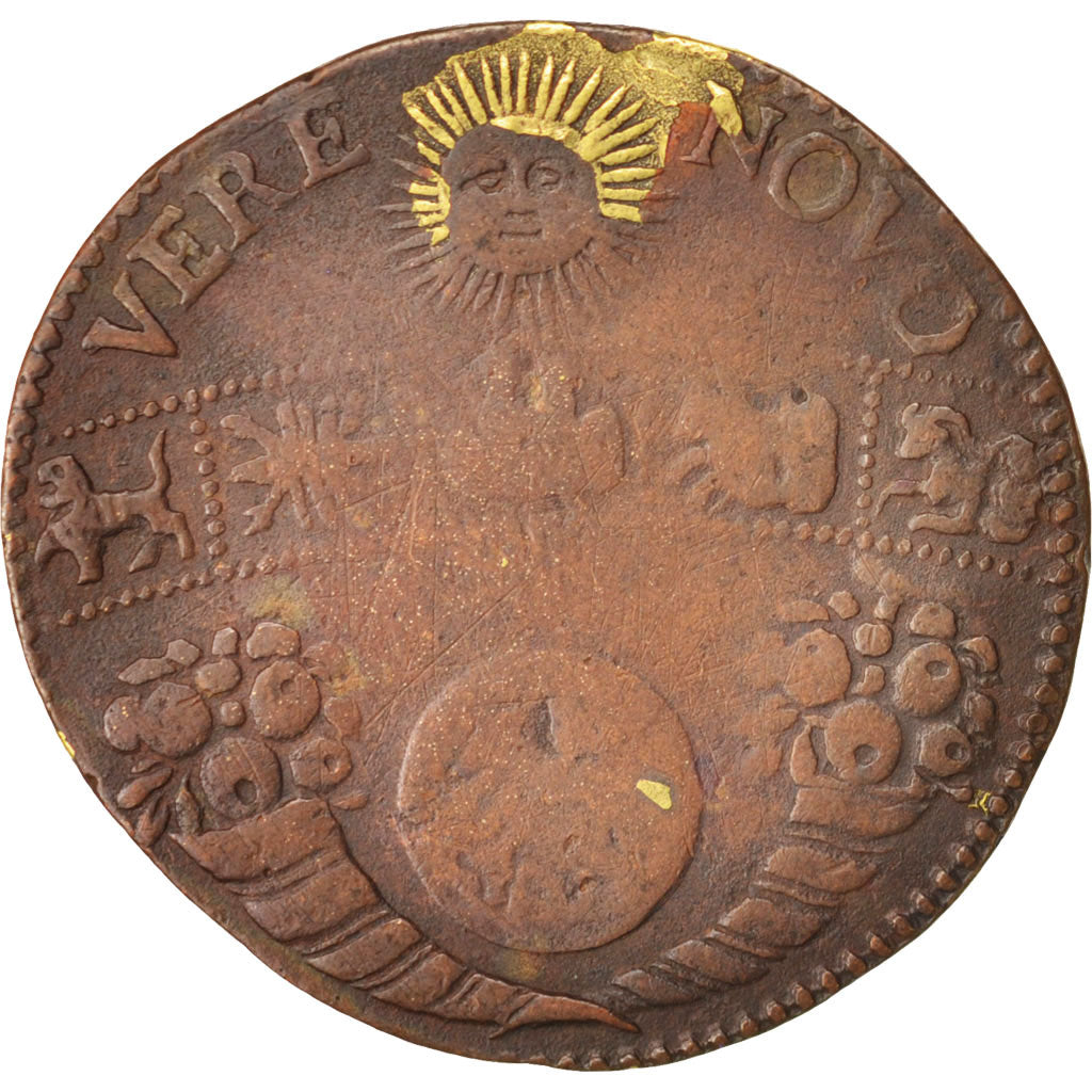 België, Token, Philippe IV, Anvers, Queen arrival, 1650, ZF, Koper