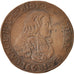Pays-Bas, Jeton, Belgium, Charles II, Bruxelles, Bureau des Finances, 1681, TTB
