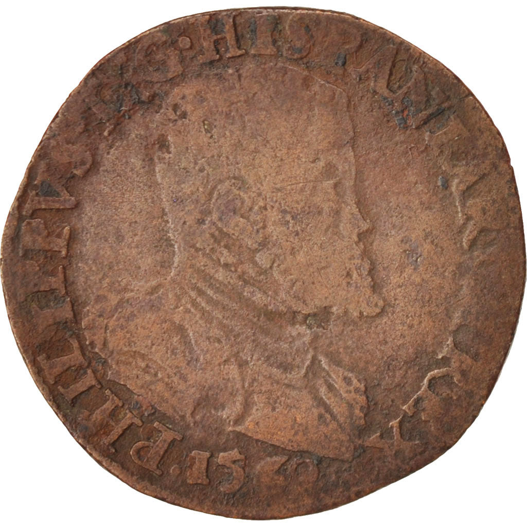 Belgium, Token, Philippe II, Bureau des Finances, 1569, F(12-15), Copper, 29