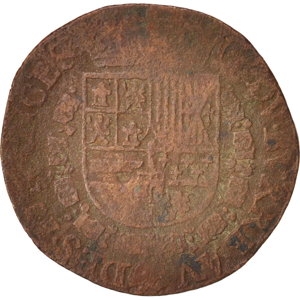 Belgium, Token, Philippe II, Bureau des Finances, 1569, F(12-15), Copper, 29
