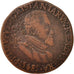 Belgium, Token, Philippe II, Bureau des Finances, 1589, VF(30-35), Copper