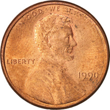 Coin, United States, Lincoln Cent, Cent, 1990, U.S. Mint, Philadelphia