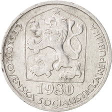 Coin, Czechoslovakia, 10 Haleru, 1980, AU(50-53), Aluminum, KM:80