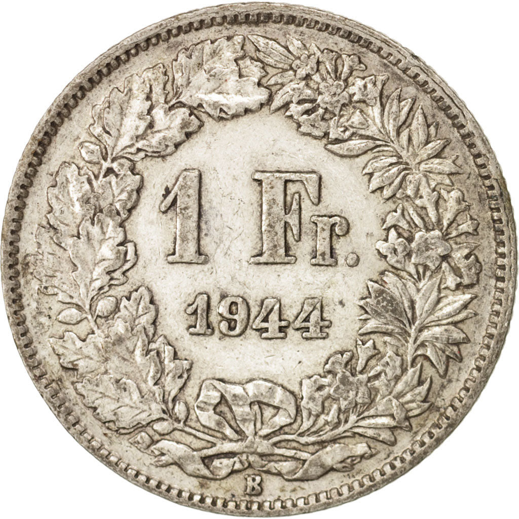 Monnaie, Suisse, Franc, 1944, TTB, Argent, KM:24