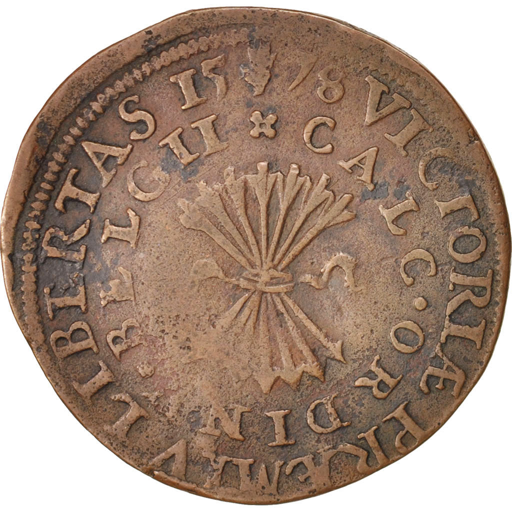 Belgium, Token, Spanish Netherlands, Anvers, 1578, EF(40-45), Copper