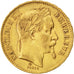 FRANCE, Napoléon III, 20 Francs, 1867, Strasbourg, KM #801.2, AU(50-53), Gold, G