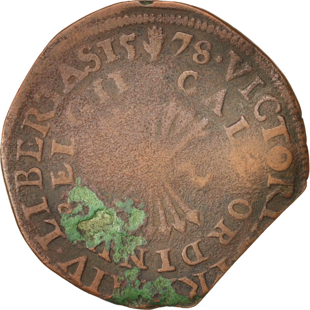 Bélgica, Token, Spanish Netherlands, Anvers, 1578, BC+, Cobre