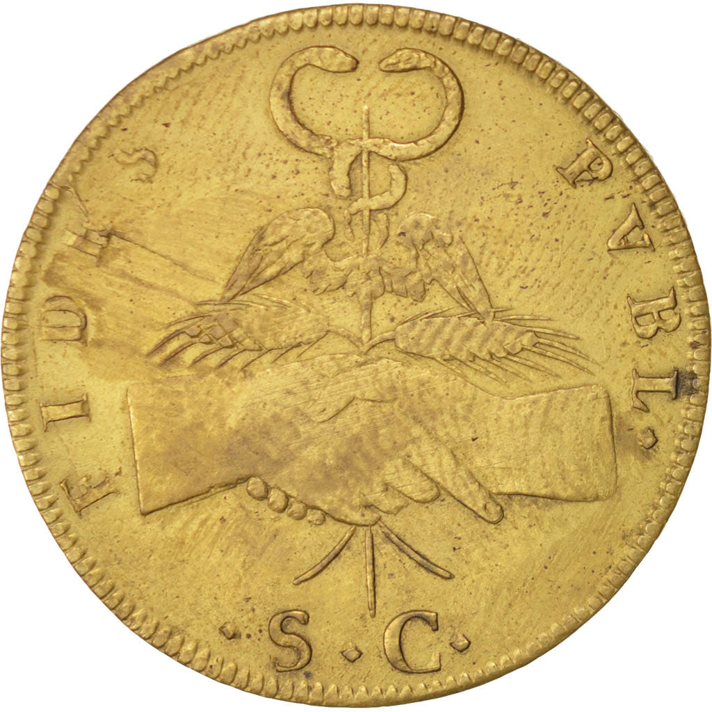 France, Token, Vespasianus, XVIIIth Century, AU(50-53), Brass