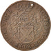 Belgio, Token, Spanish Netherlands, Charles II, Bruxelles, 1665, BB+, Rame