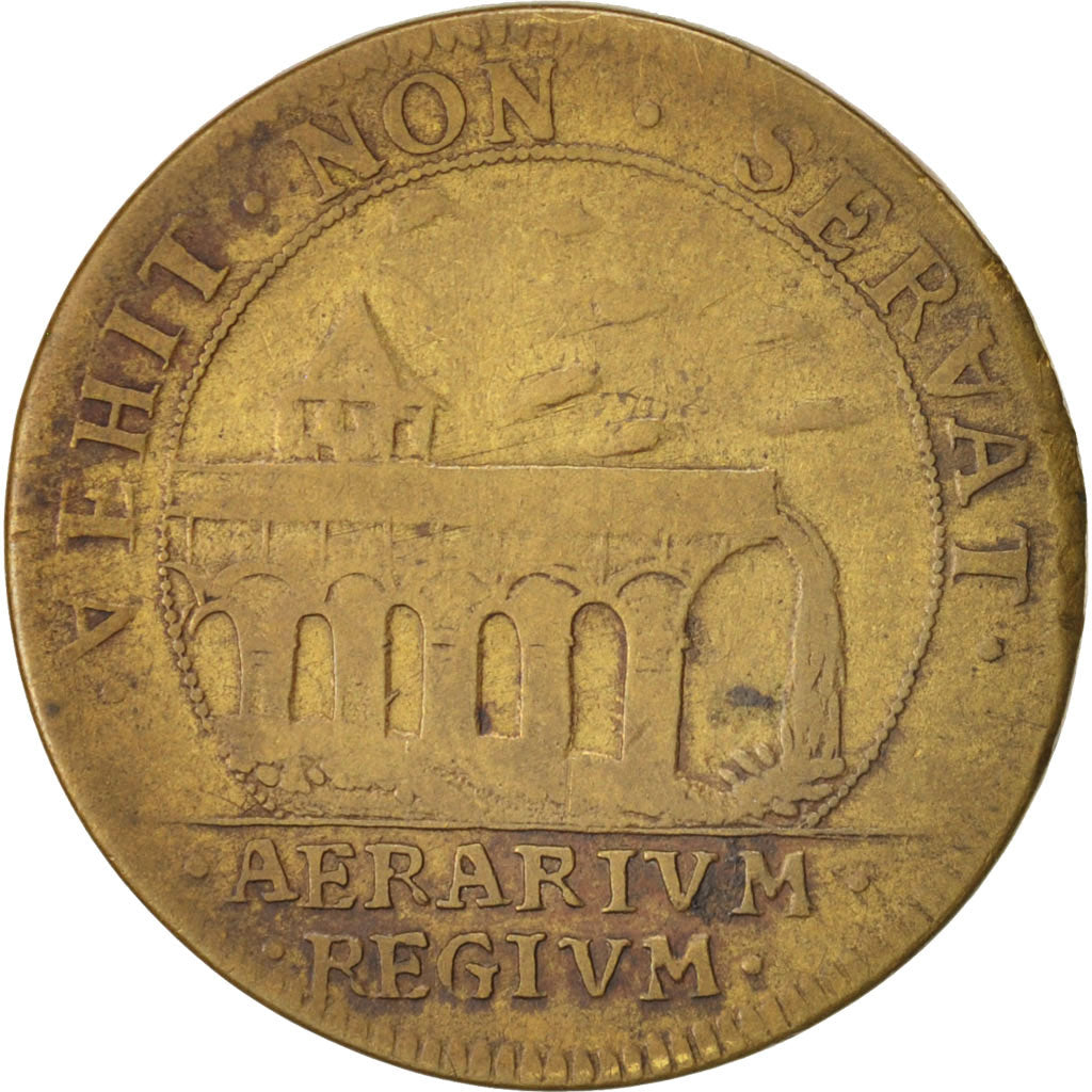France, Jeton, Royal, Louis XIV, Trésor Royal, TTB, Laiton