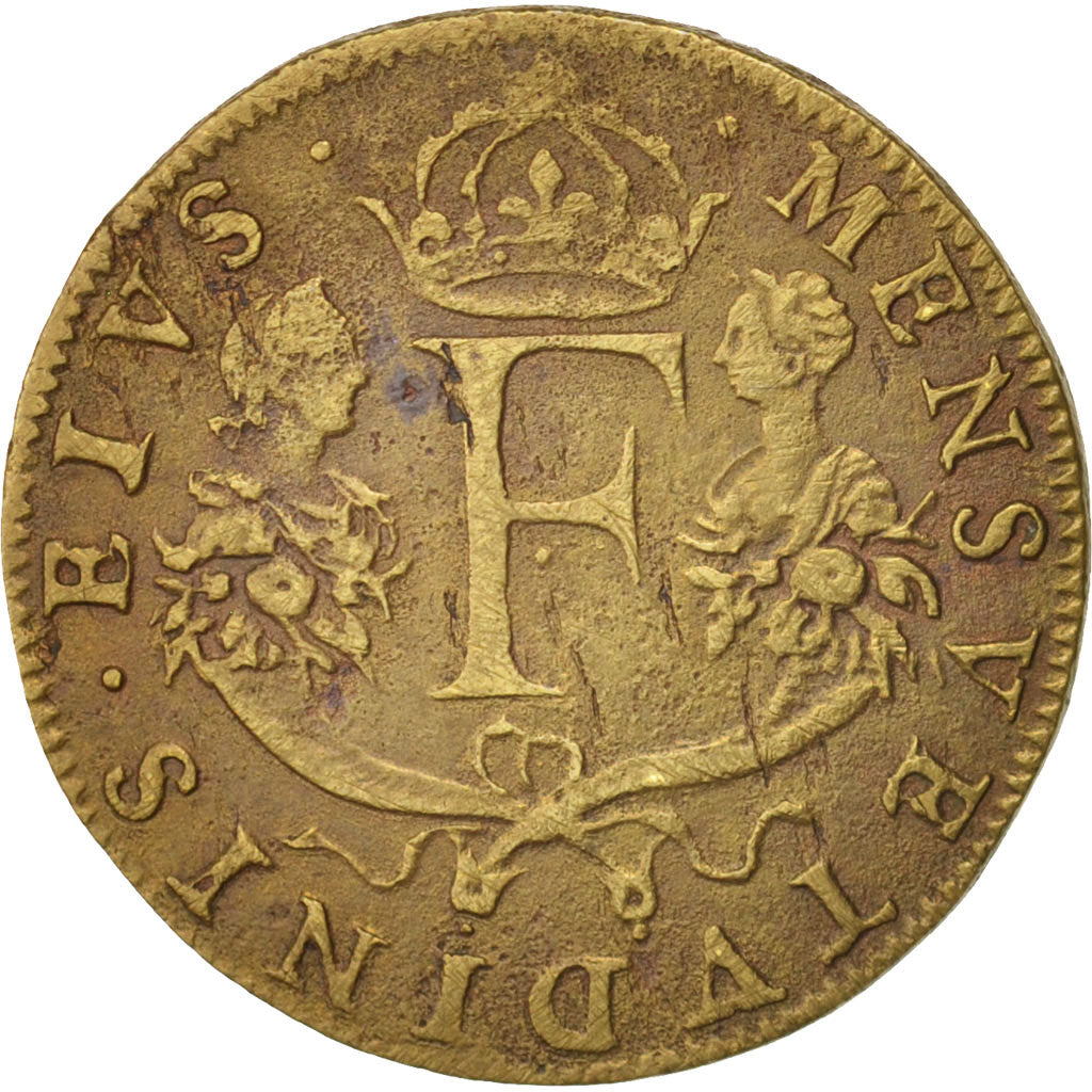France, Token, Royal, François Ier, XVIth Century, TTB+, Brass, 24