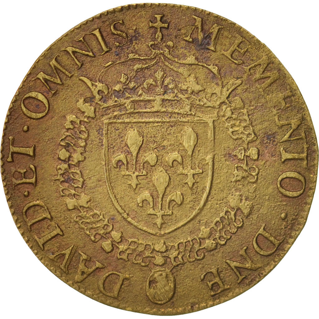 France, Token, Royal, François Ier, XVIth Century, TTB+, Brass, 24
