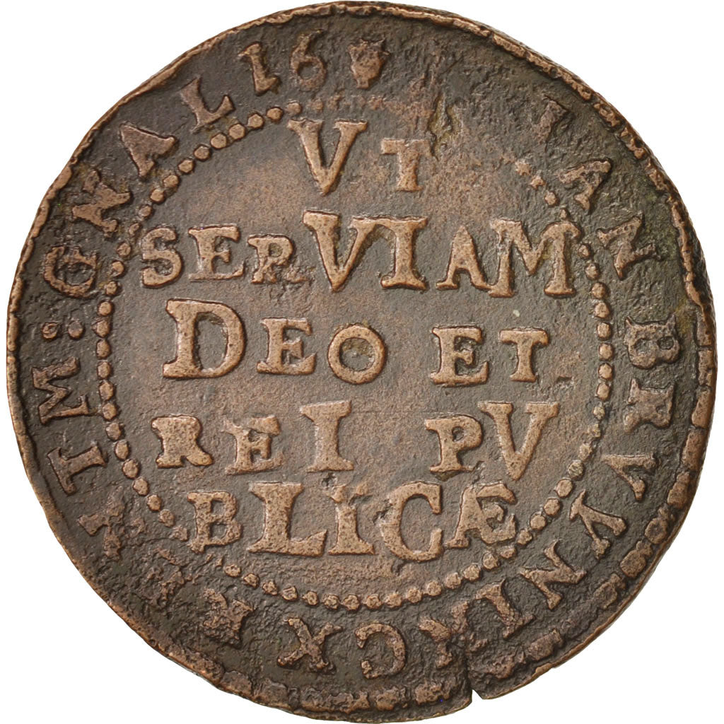 Belgio, Token, Spanish Netherlands, Anvers, Ian Brvvnincx, XVIIth Century, MB+
