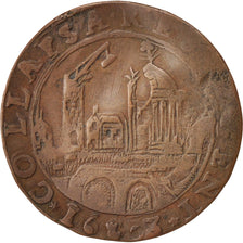 Belgium, Token, Spanish Netherlands, Comté de Flandre, 1603, EF(40-45), Copper