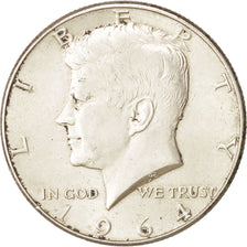 Moneda, Estados Unidos, Kennedy Half Dollar, Half Dollar, 1964, U.S. Mint