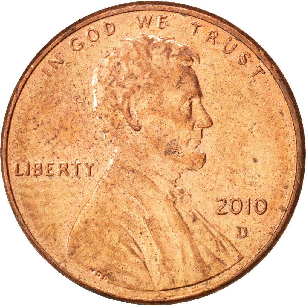 Moneda, Estados Unidos, Lincoln - Shield Reverse, Cent, 2010, U.S. Mint, Denver
