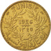 Monnaie, Tunisie, Anonymes, 2 Francs, 1926, Paris, TTB+, Aluminum-Bronze, KM:248