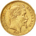 FRANCE, Napoléon III, 20 Francs, 1866, Paris, KM #801.1, AU(50-53), Gold, Gadour