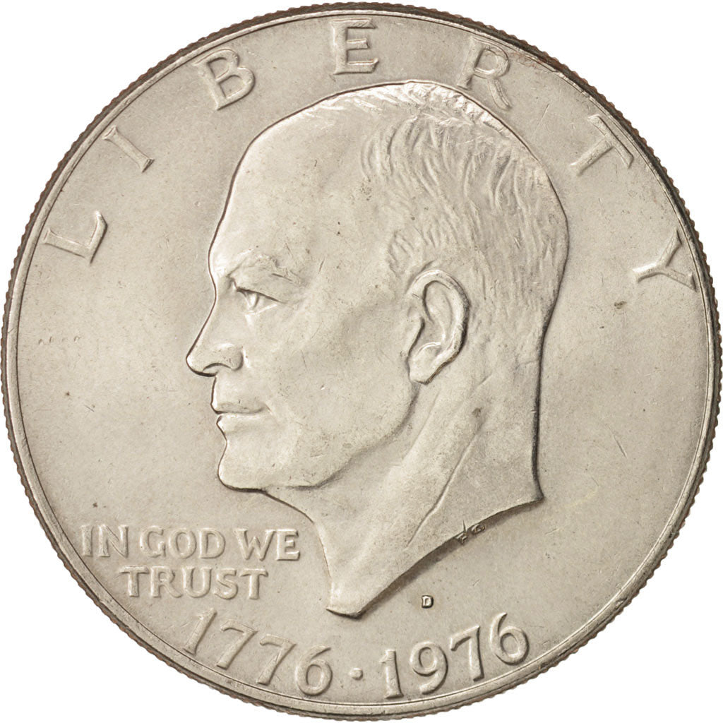 Coin, United States, Eisenhower Dollar, Dollar, 1976, U.S. Mint, Denver