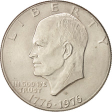 Coin, United States, Eisenhower Dollar, Dollar, 1976, U.S. Mint, Denver