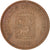Moneta, Venezuela, 5 Centimos, 1977, BB+, Acciaio ricoperto in rame, KM:49