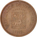 Monnaie, Venezuela, 5 Centimos, 1977, TTB+, Copper Clad Steel, KM:49