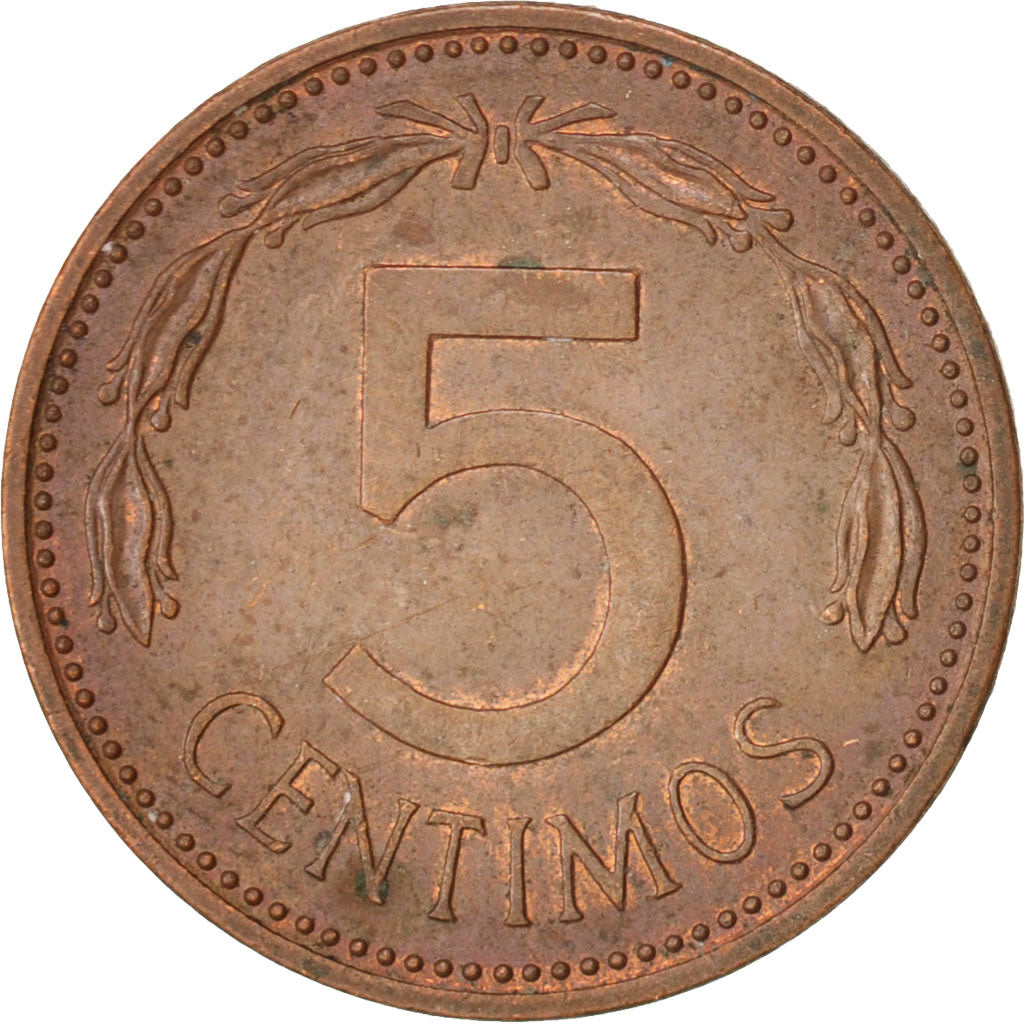 Monnaie, Venezuela, 5 Centimos, 1977, TTB+, Copper Clad Steel, KM:49