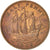 Coin, Great Britain, Elizabeth II, 1/2 Penny, 1958, EF(40-45), Bronze, KM:896
