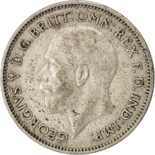 Coin, Great Britain, George V, 6 Pence, 1936, VF(30-35), Silver, KM:832