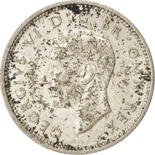 Coin, Great Britain, George VI, 6 Pence, 1946, AU(50-53), Silver, KM:852