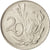 Coin, South Africa, 20 Cents, 1983, AU(55-58), Nickel, KM:86