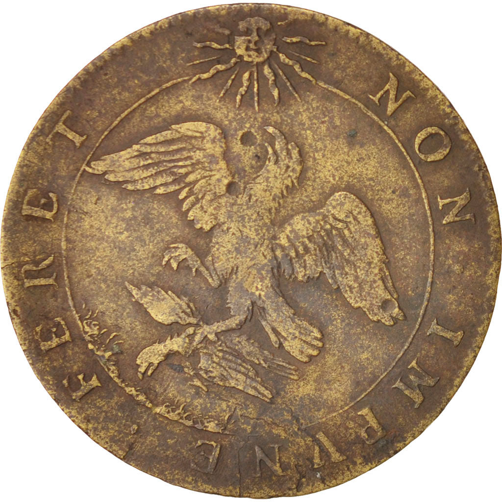 France, Token, Royal, Louis XIV, XVIIth Century, EF(40-45), Brass, 28