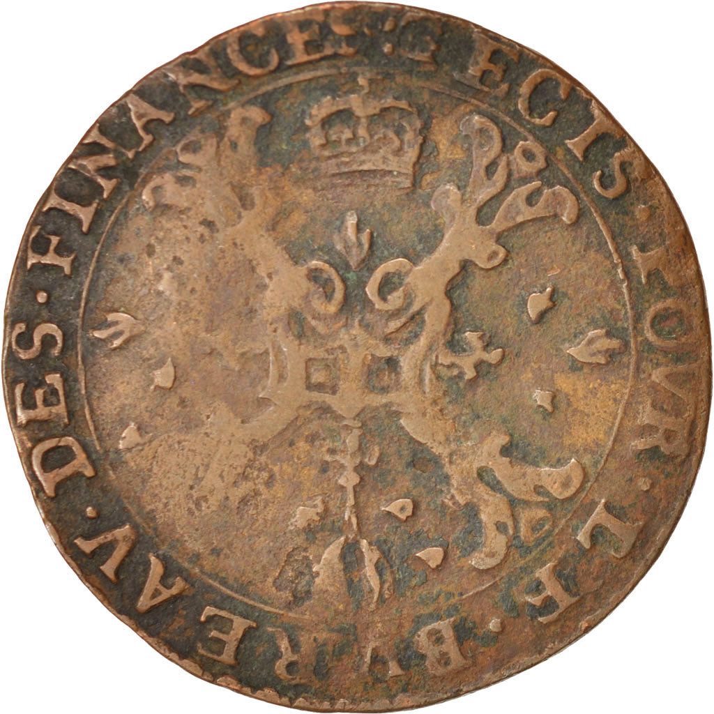Belgio, Token, Spanish Netherlands, Charles II, Anvers, Bureau des Finances