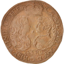 Belgique, Jeton, Spanish Netherlands, Charles II, Anvers, 1680, TTB+, Cuivre