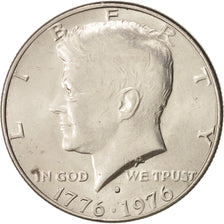 Coin, United States, Kennedy Half Dollar, Half Dollar, 1976, U.S. Mint, Denver