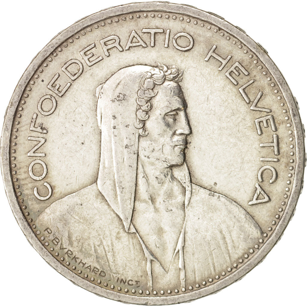Monnaie, Suisse, 5 Francs, 1954, Bern, TTB, Argent, KM:40