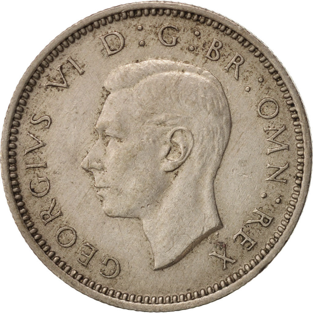 Monnaie, Grande-Bretagne, George VI, 6 Pence, 1947, TTB+, Copper-nickel, KM:862
