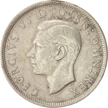 Großbritannien, George VI, 1/2 Crown, 1943, SS, Silber, KM:856