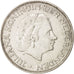 Coin, Netherlands, Juliana, 2-1/2 Gulden, 1961, AU(50-53), Silver, KM:185