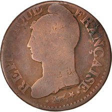 Frankreich, Dupré, 5 Centimes, 1799, Strasbourg, SGE+, Bronze, KM:640.4