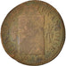 Moneda, Francia, Sol aux balances françoise, Sol, 1793, Strasbourg, BC, Bronce