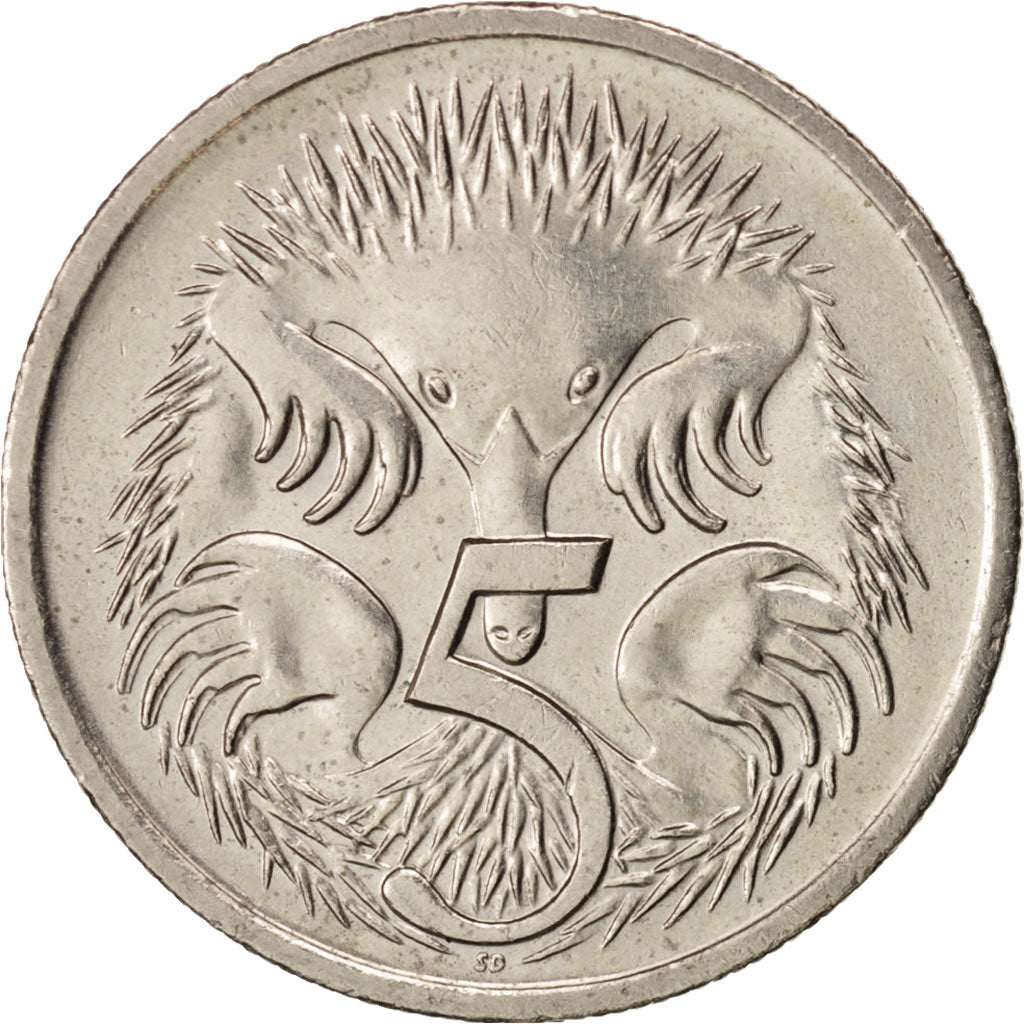 Coin, Australia, Elizabeth II, 5 Cents, 1998, MS(60-62), Copper-nickel, KM:80