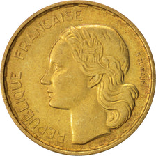 Moneda, Francia, Guiraud, 20 Francs, 1952, Paris, MBC+, Aluminio - bronce