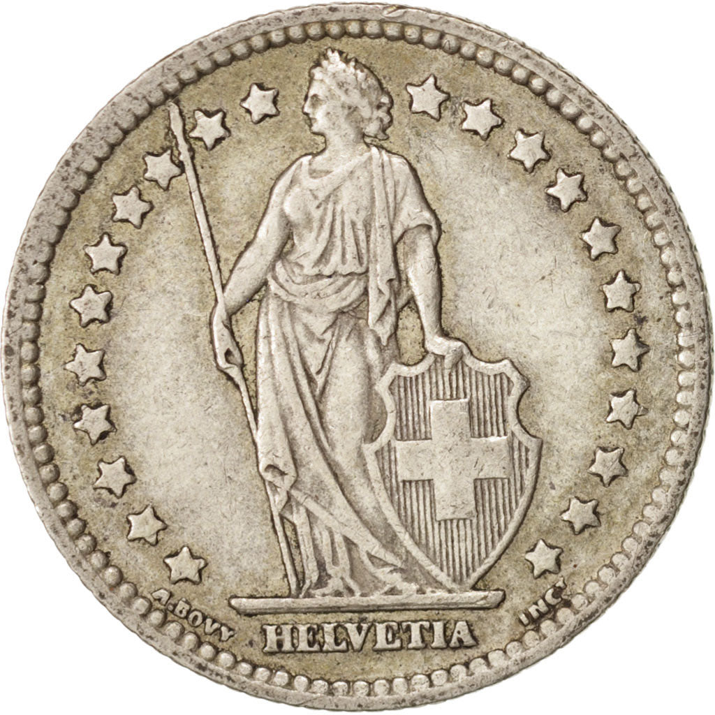 Münze, Schweiz, Franc, 1943, Bern, SS, Silber, KM:24