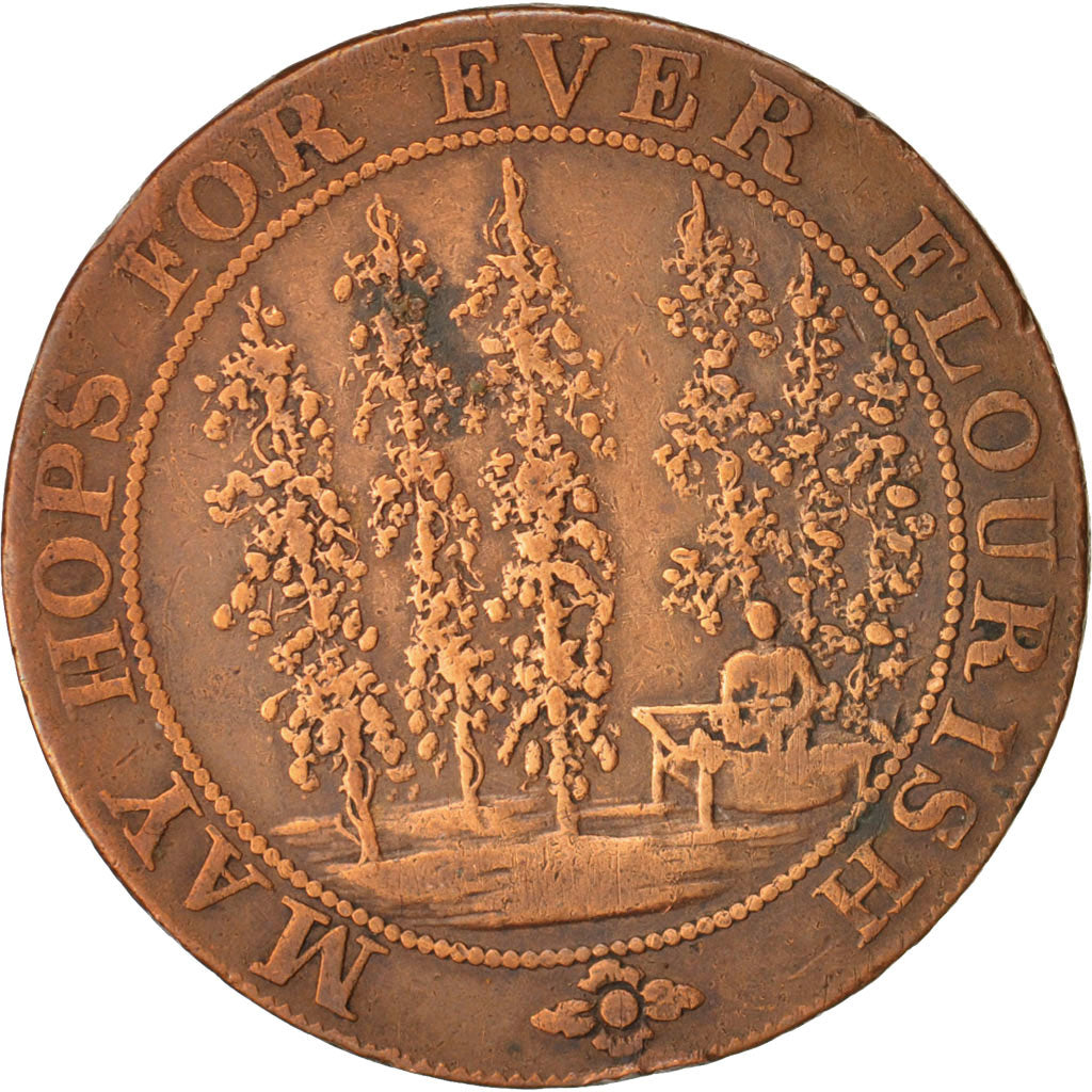 Great Britain, Token, Sussex Halfpenny, 1794, AU(50-53), Copper, 29