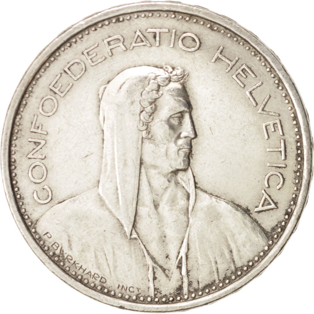 Switzerland, 5 Francs, 1966, Bern, AU(50-53), Silver, KM:40