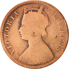 INDIA-BRITISH, Victoria, 1/4 Anna, 1894, VF(20-25), Copper, KM:486