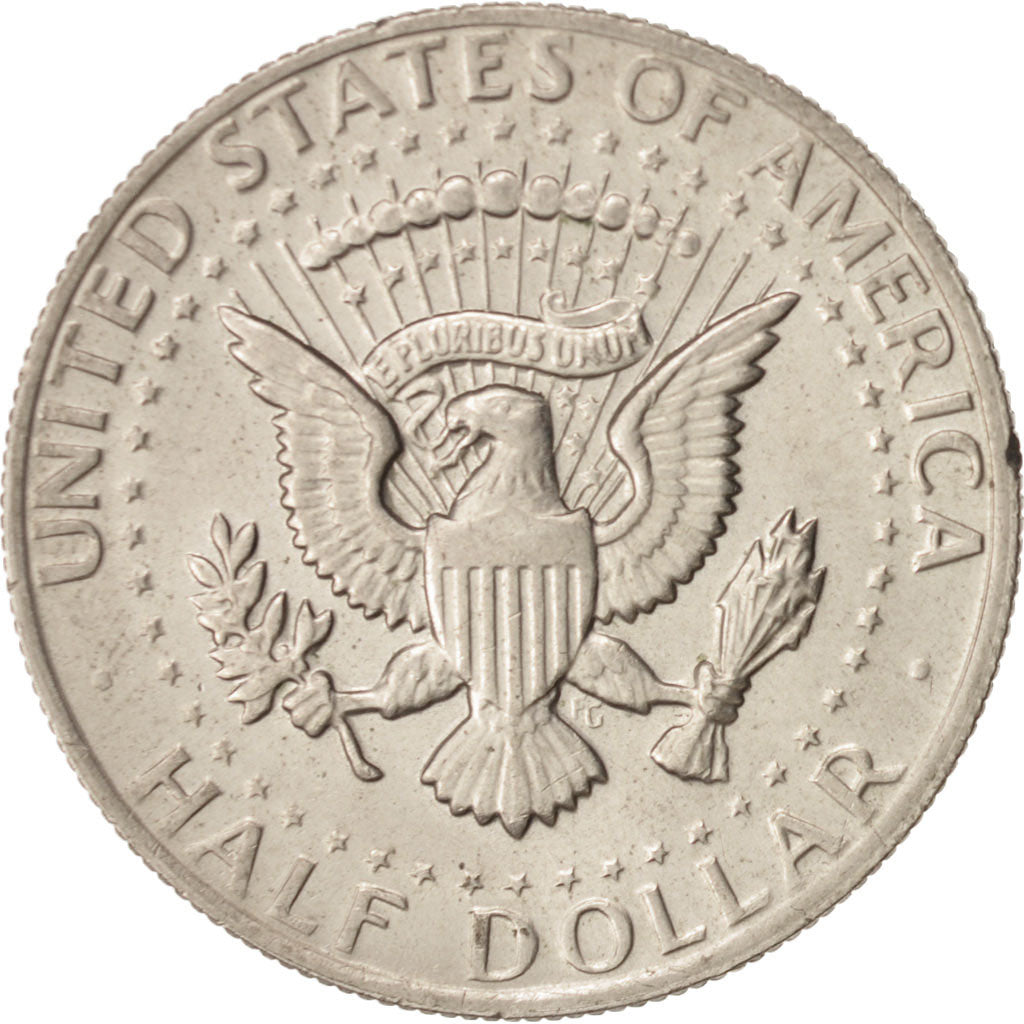 Coin, United States, Kennedy Half Dollar, Half Dollar, 1972, U.S. Mint