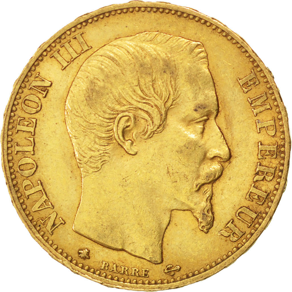 Coin, France, Napoleon III, Napoléon III, 20 Francs, 1860, Strasbourg